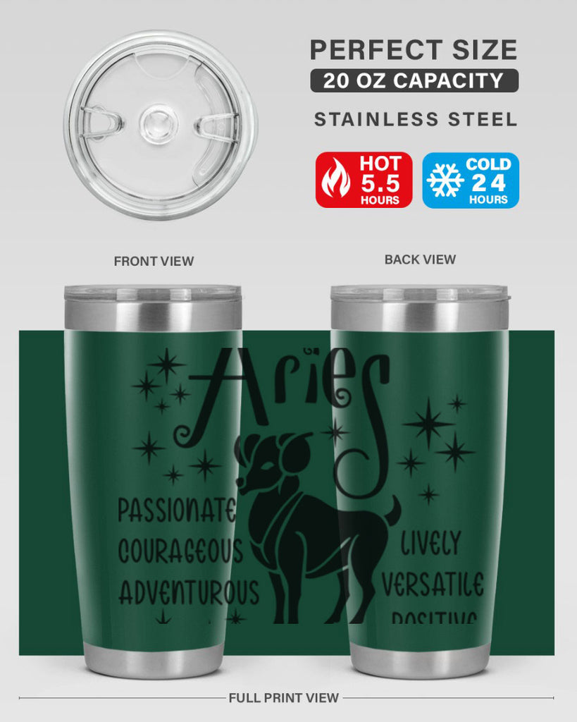 Aries 93#- zodiac- Tumbler