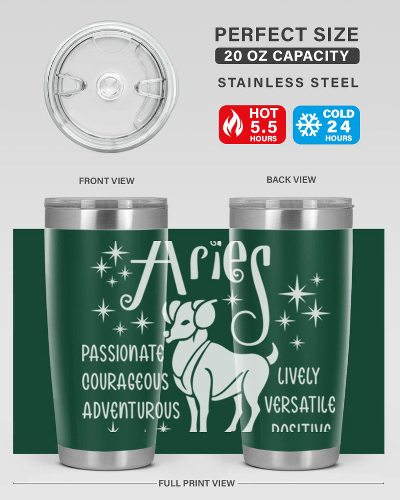 Aries 99#- zodiac- Tumbler