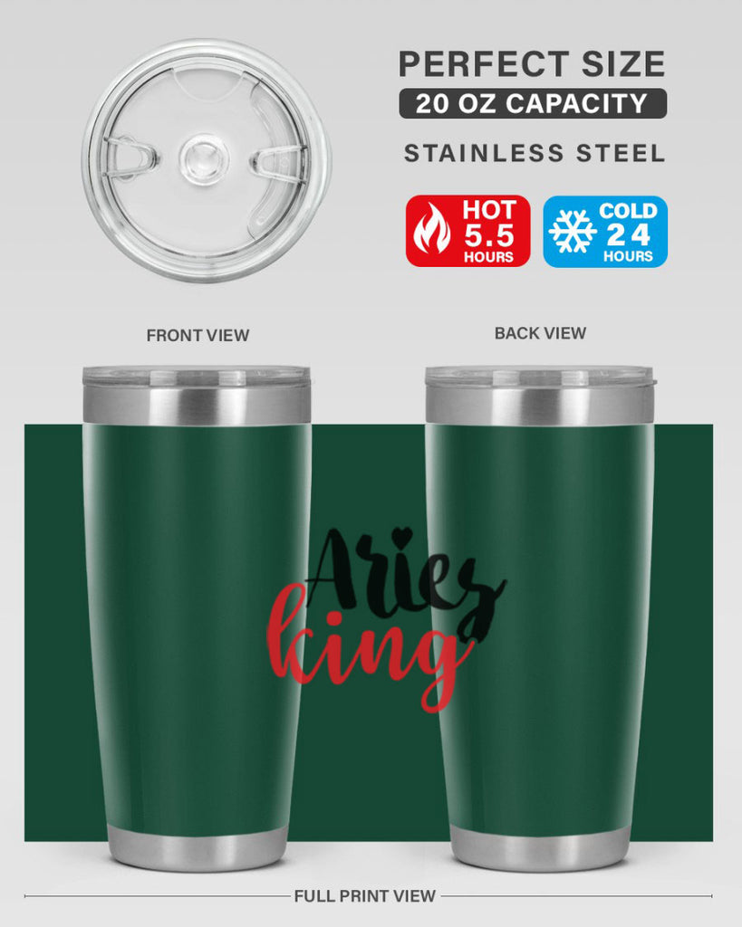 Aries king 96#- zodiac- Tumbler