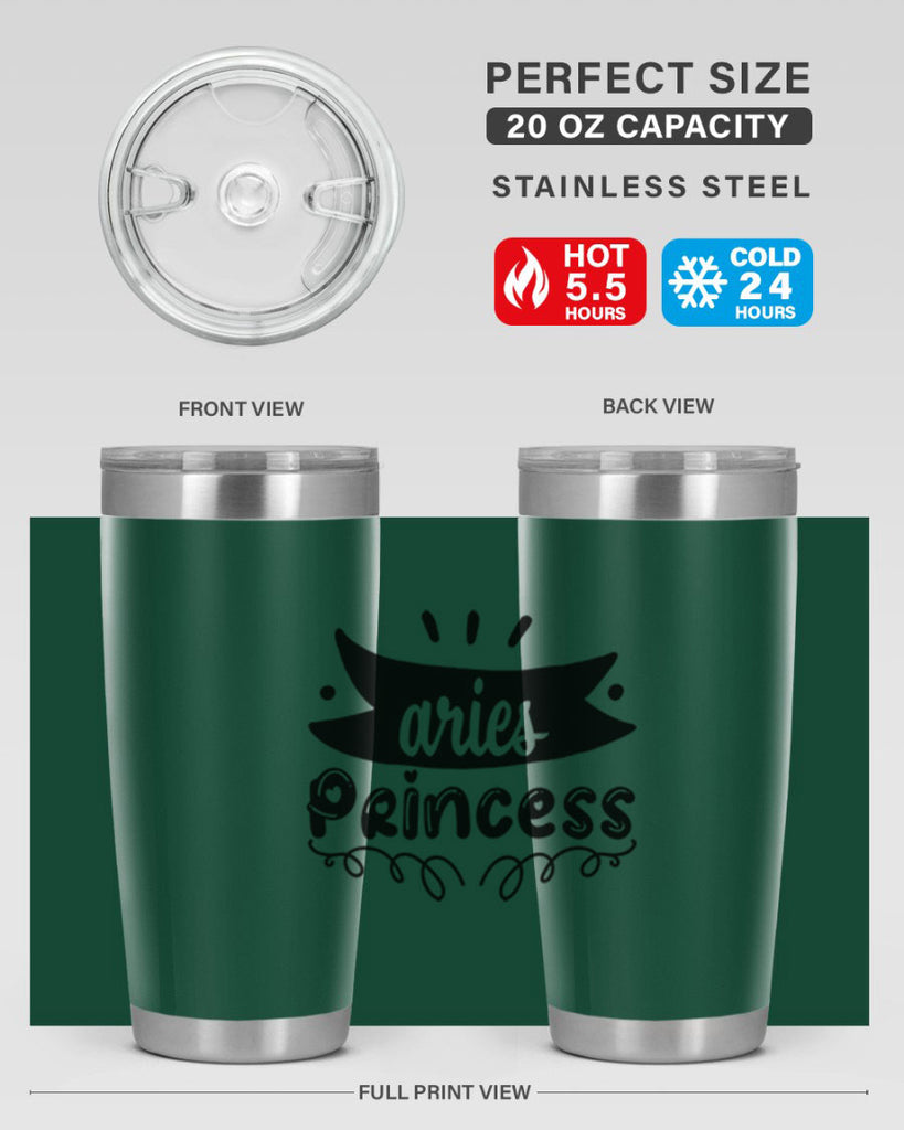 Aries princess 116#- zodiac- Tumbler
