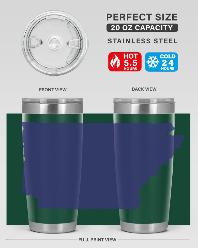 Arkansas 47#- stateflags- Tumbler