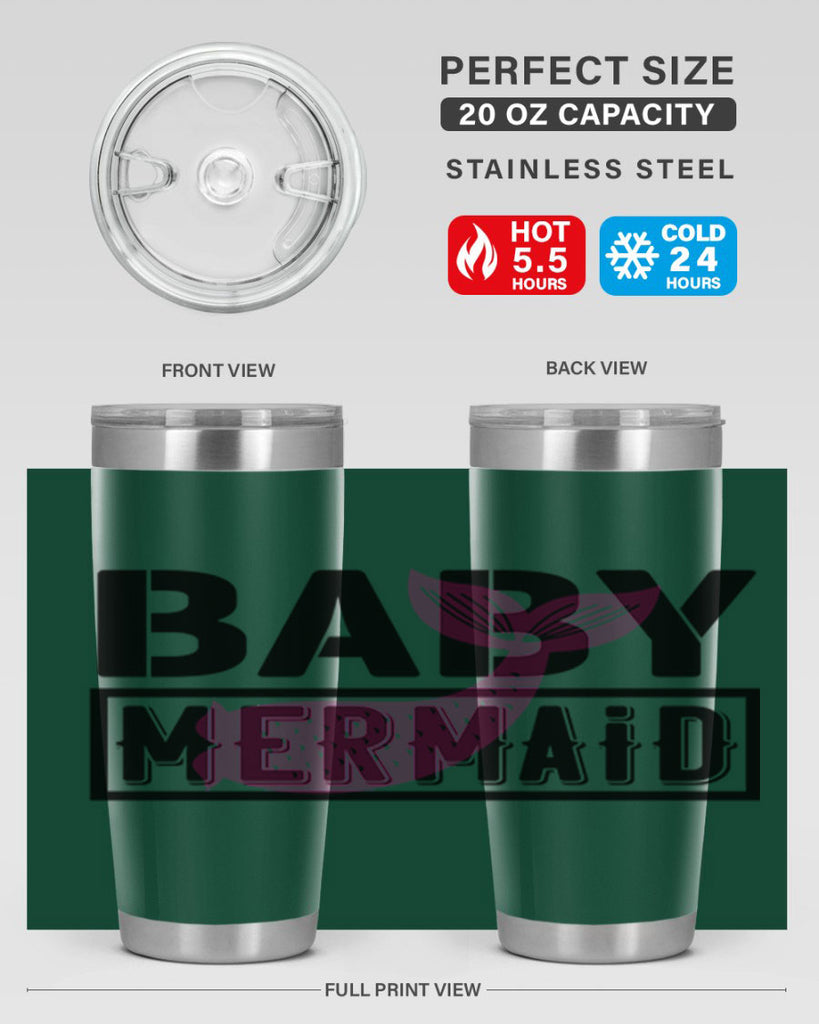 Baby mermaid 29#- mermaid- Tumbler