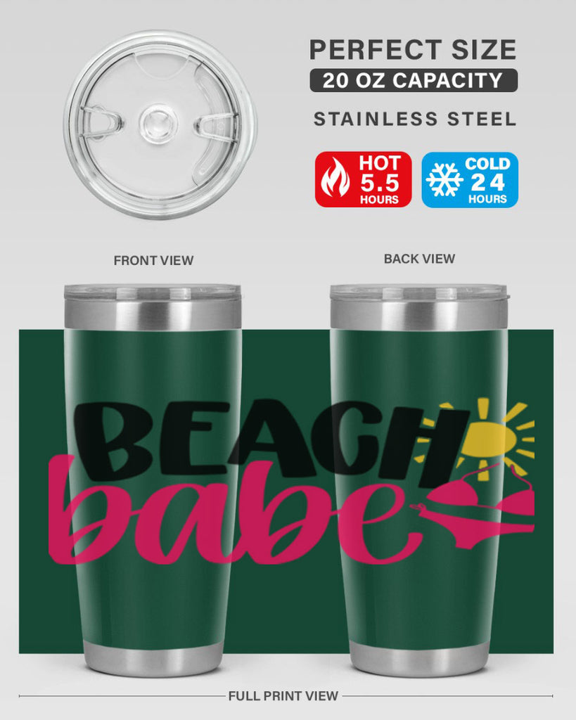 Beach Babe Style 52#- summer- Tumbler