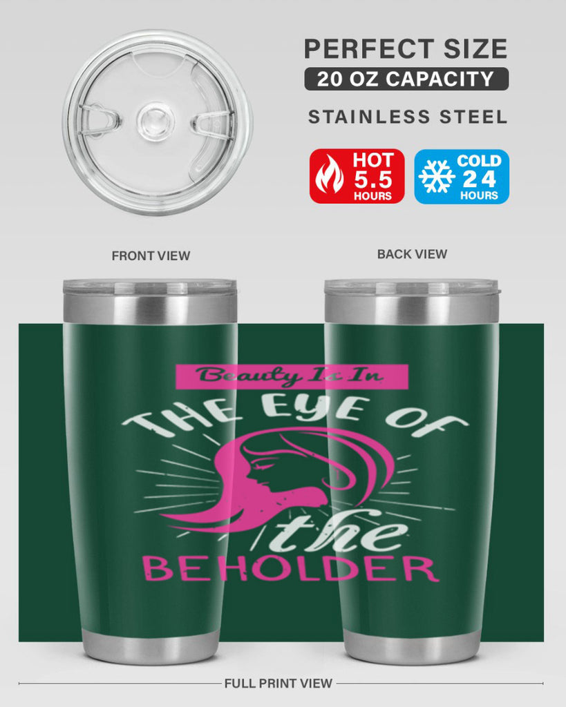 Beauty is in the eye of the beholder Style 169#- make up- Tumbler