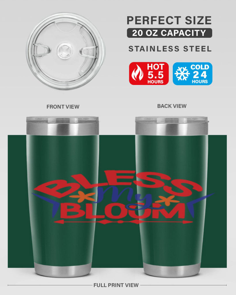 Bless My Bloom 38#- spring- Tumbler