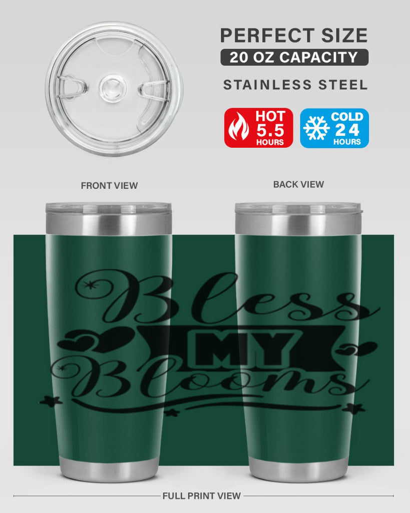 Bless My Blooms 40#- spring- Tumbler