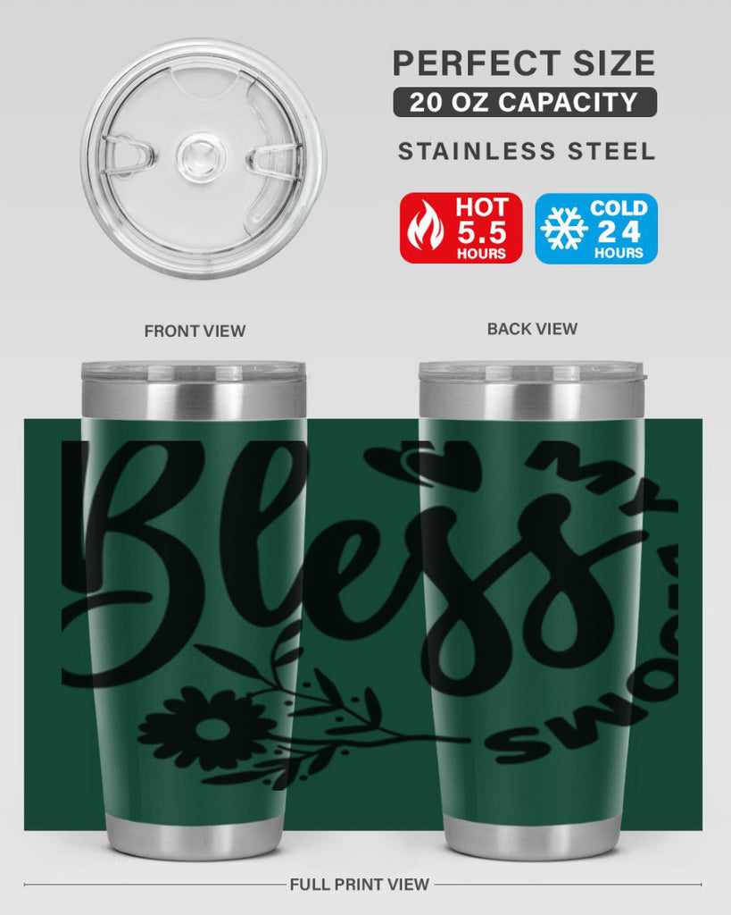 Bless My Blooms47#- spring- Tumbler