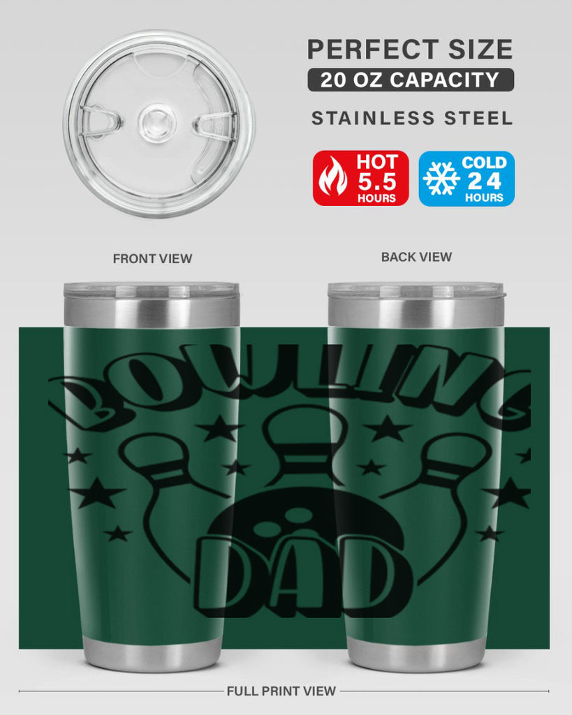 Bowling dad 1406#- bowlig- Tumbler