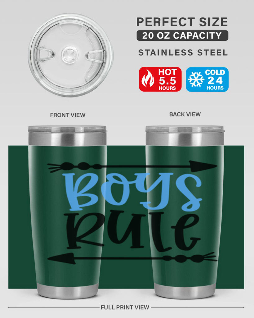 Boys Rule Style 108#- baby- tumbler