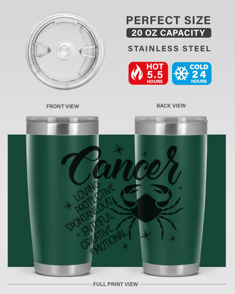 Cancer 151#- zodiac- Tumbler