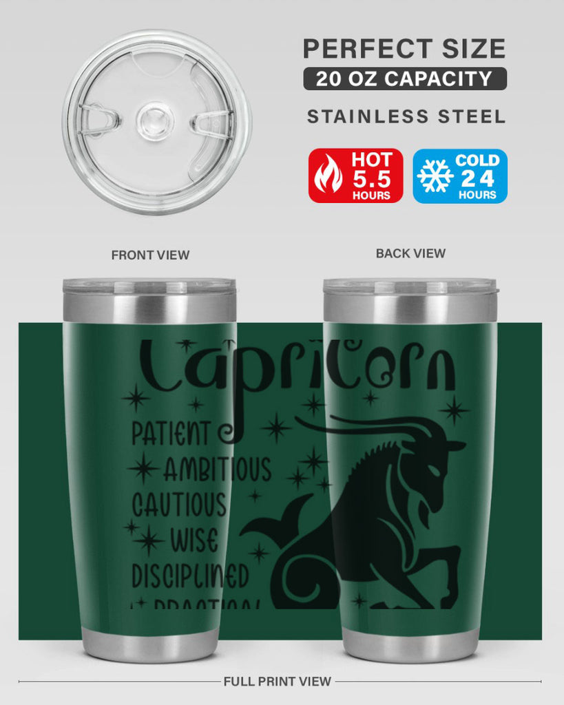 Capricorn 182#- zodiac- Tumbler
