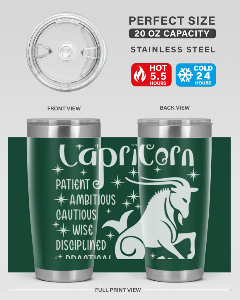 Capricorn 186#- zodiac- Tumbler