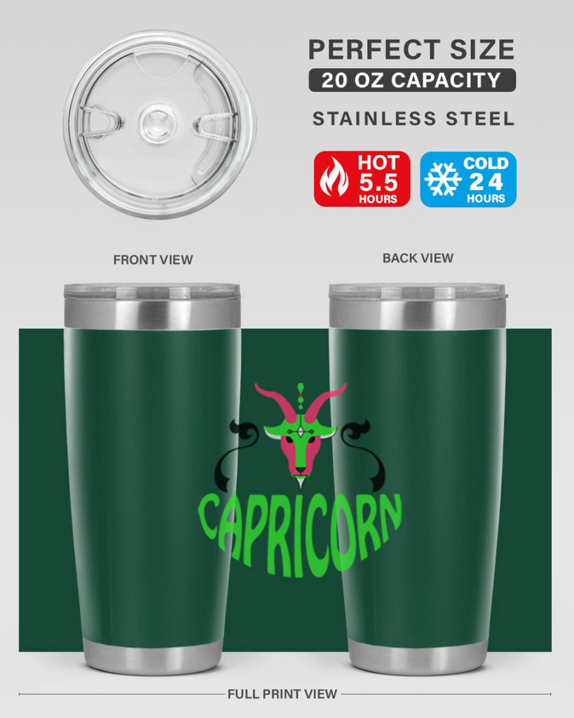 Capricorn 189#- zodiac- Tumbler