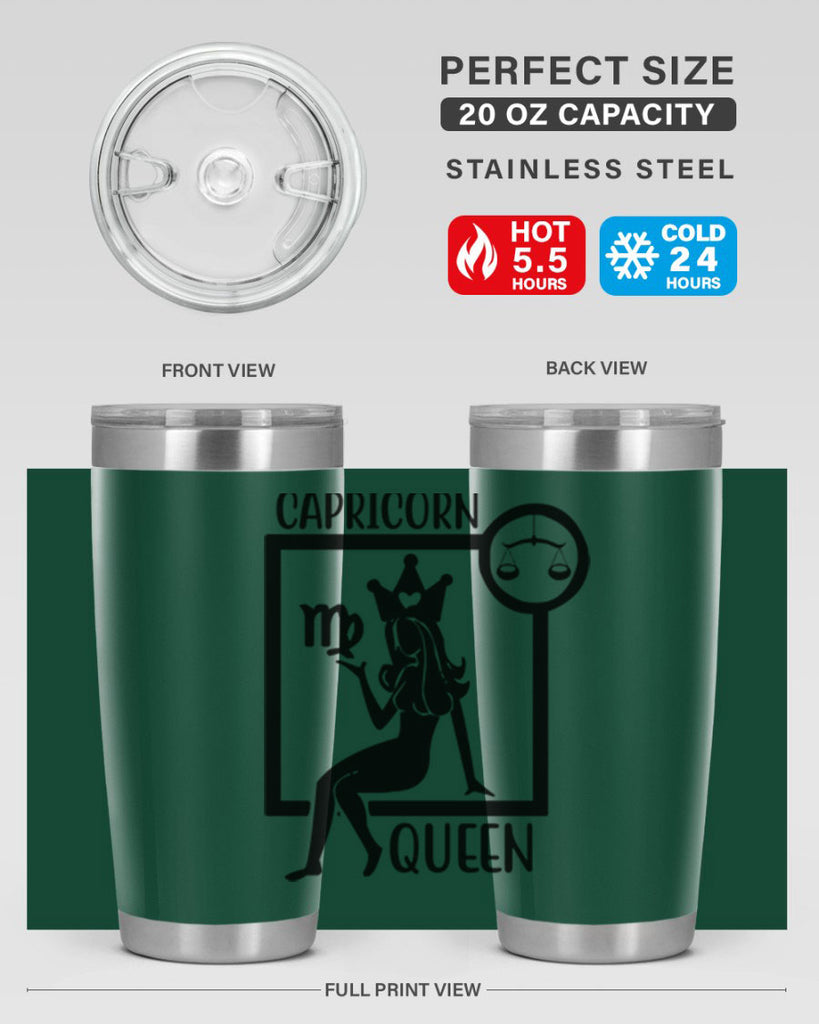Capricorn queen 194#- zodiac- Tumbler