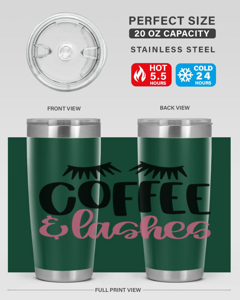 Coffee Lashes Style 110#- make up- Tumbler