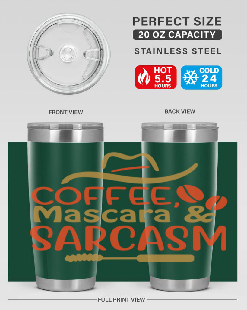 Coffee Mascara Sarcasm 21#- fashion- Cotton Tank