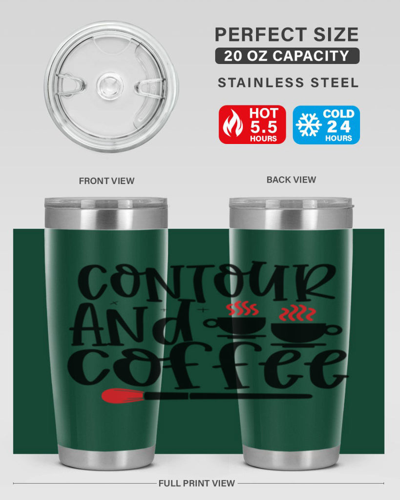 Contour And Coffee Style 242#- make up- Tumbler