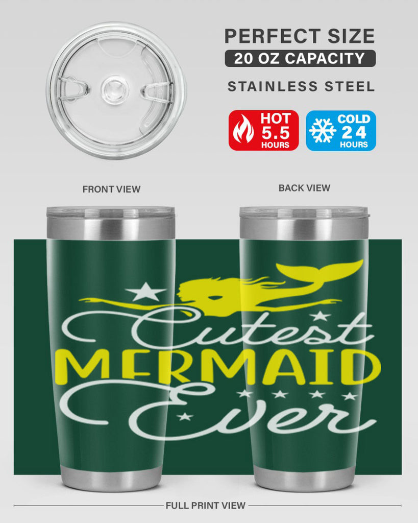 Cutest Mermaid Ever 92#- mermaid- Tumbler