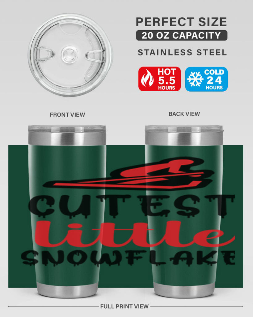 Cutest little snowflake 87#- winter- Tumbler