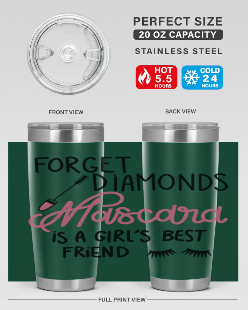 Forget Diamonds Mascara is a Girls Best Friend Style 100#- make up- Tumbler