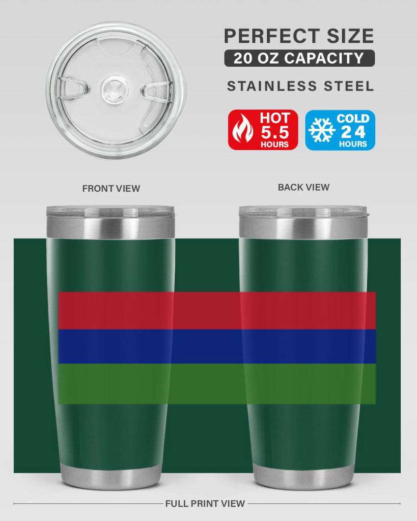 Gambia 135#- world flags- Tumbler