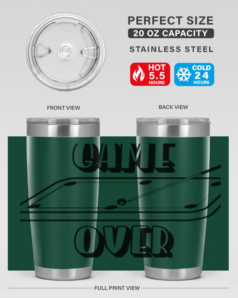 Game over 1218#- billards- Tumbler