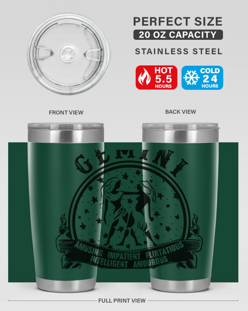 Gemini 9#- zodiac- Tumbler