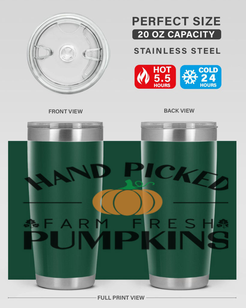 Hand Picked Farm Fresh Pumpkins 215#- fall- Tumbler