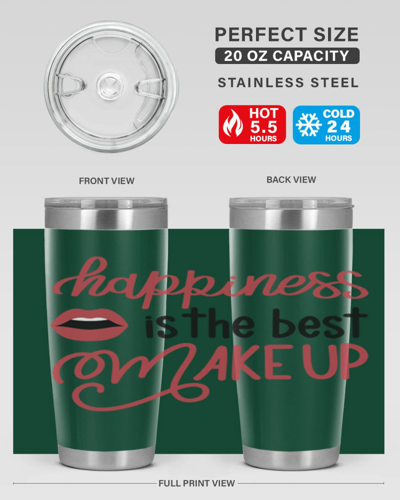 Happiness is the Best Makeup Style 94#- make up- Tumbler