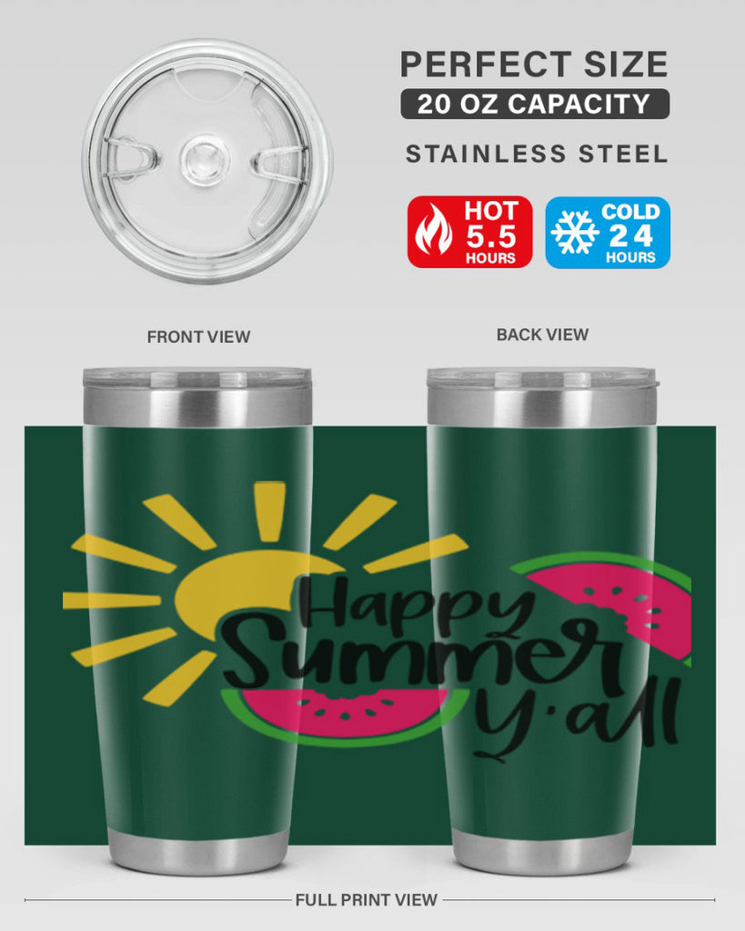 Happy Summer Yall Style 41#- summer- Tumbler