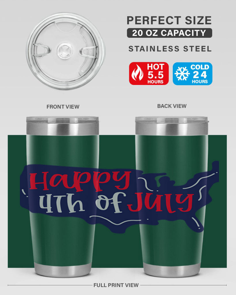 Happy th Of July Style 153#- Fourt Of July- Tumbler