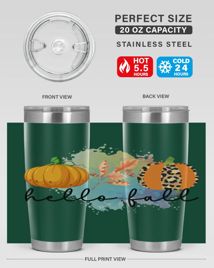 Hello Fall 277#- fall- Tumbler