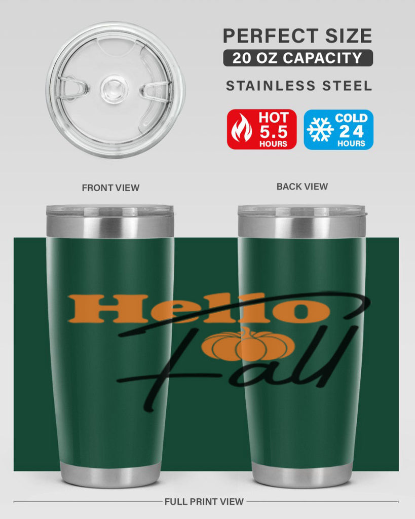 Hello Fall 279#- fall- Tumbler