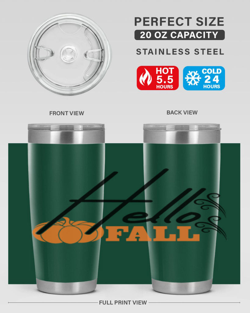 Hello Fall 281#- fall- Tumbler