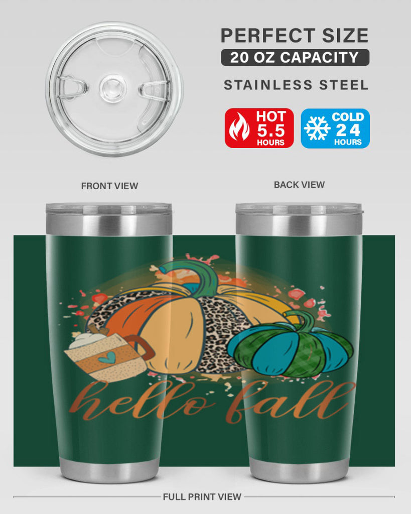 Hello Fall 282#- fall- Tumbler