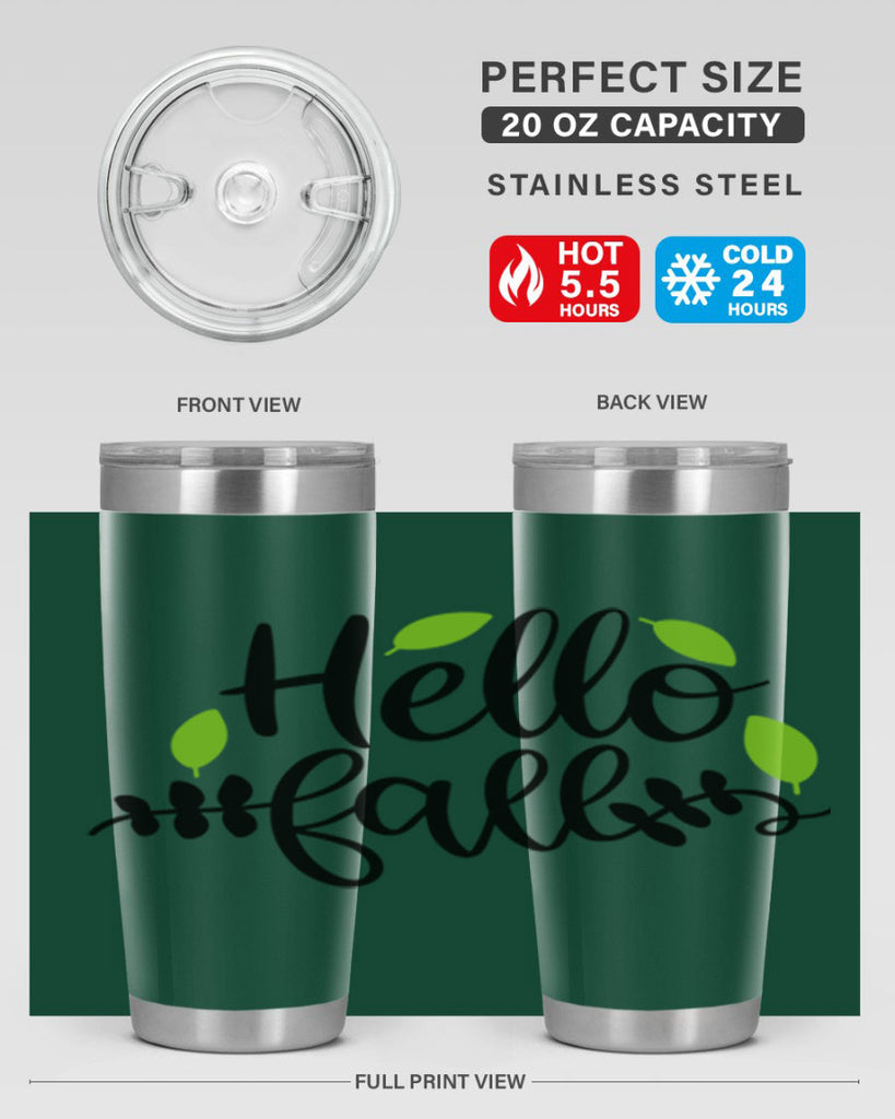 Hello Fall 283#- fall- Tumbler