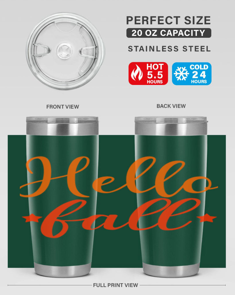 Hello Fall Design 278#- fall- Tumbler