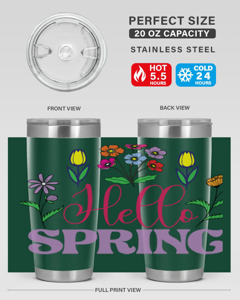 Hello Spring  233#- spring- Tumbler
