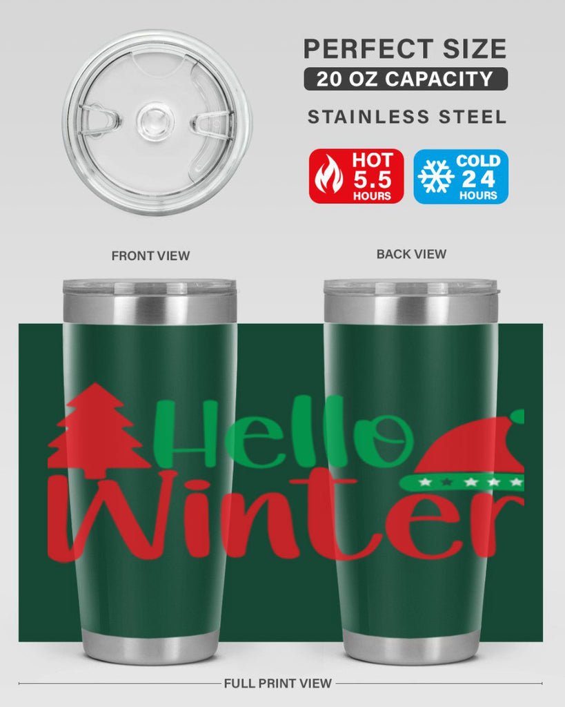 Hello Winter 180#- winter- Tumbler