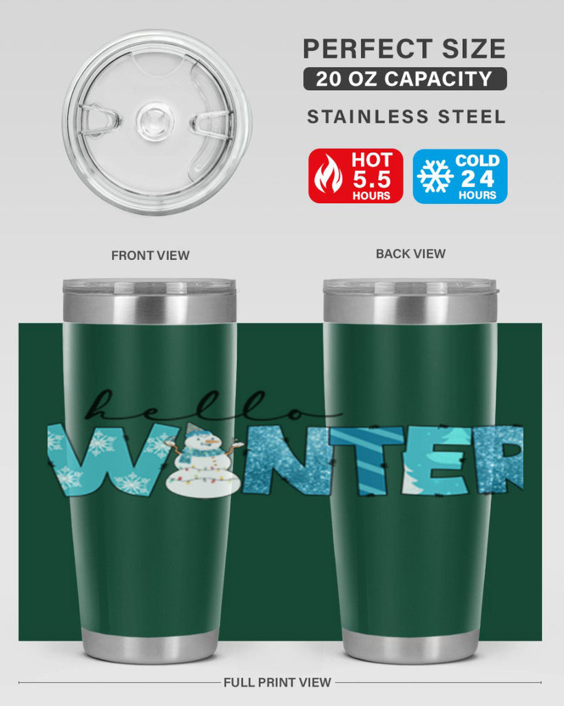 Hello Winter 188#- winter- Tumbler