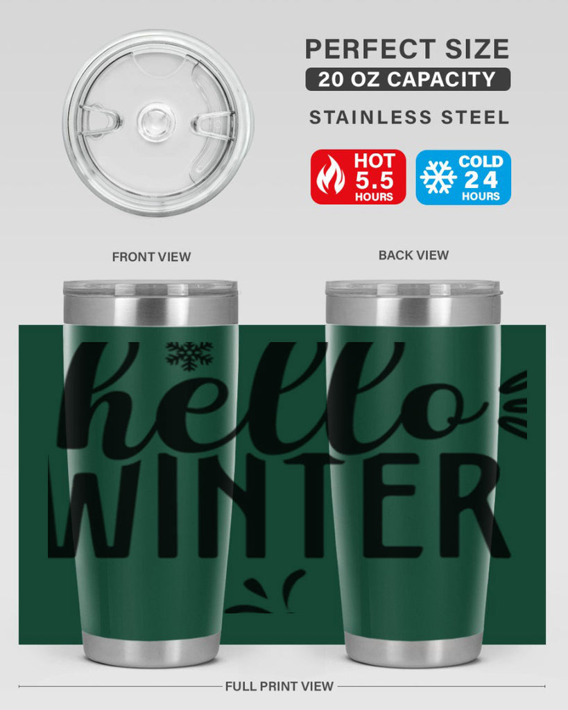 Hello Winter171#- winter- Tumbler