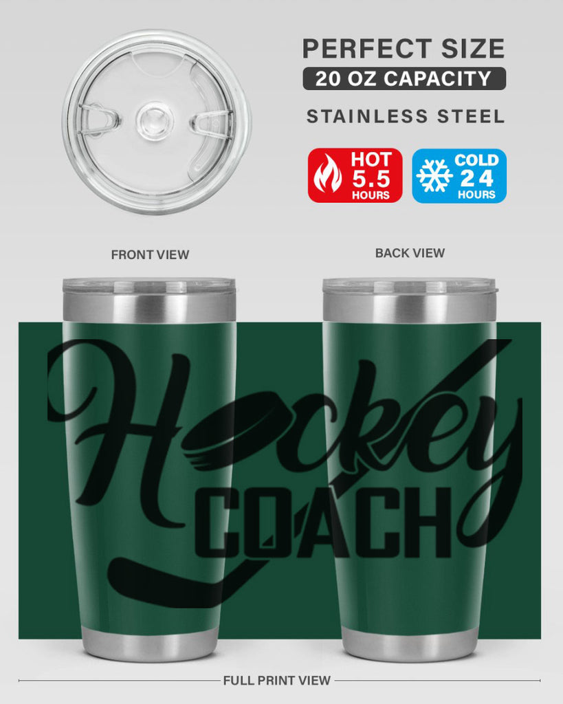 Hockey coach 1189#- hockey- Tumbler