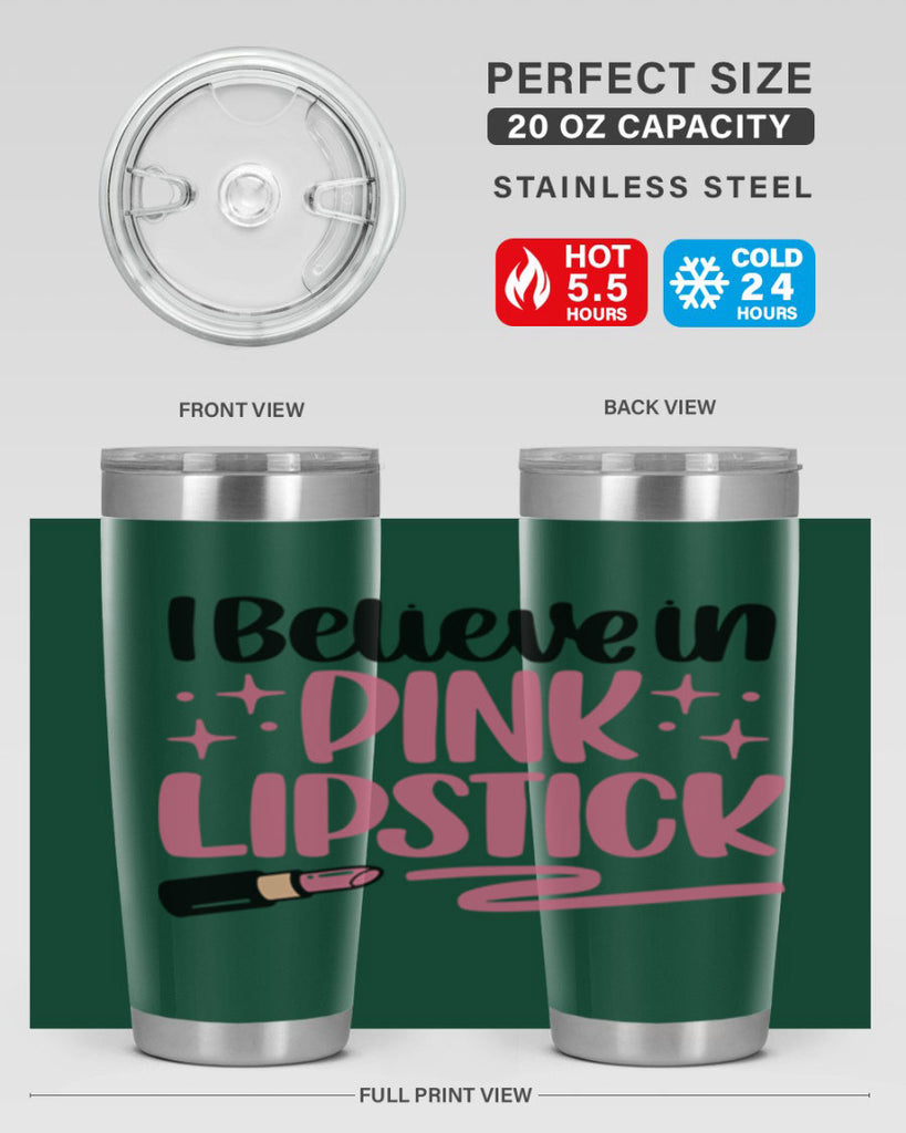 I Believe In Pink Lipstick Style 85#- make up- Tumbler