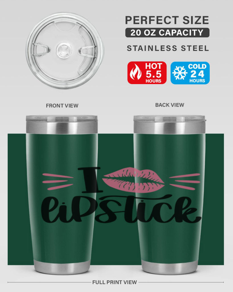 I Love Lipstick Style 86#- make up- Tumbler