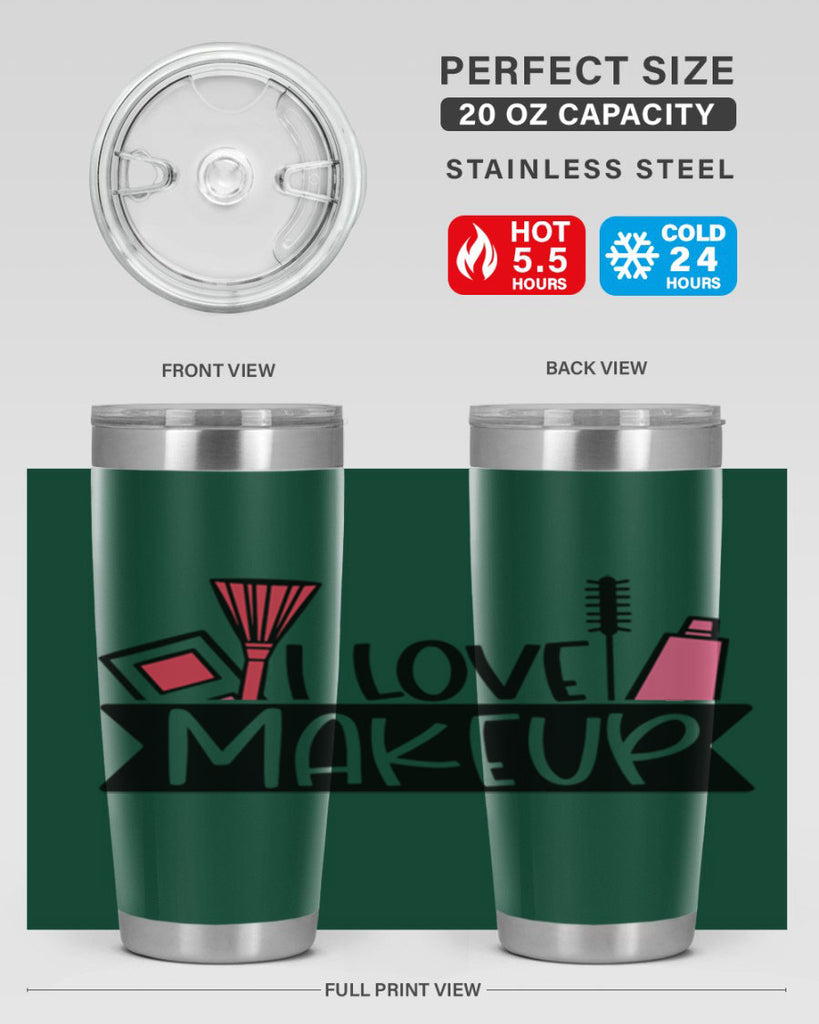I Love Makeup Style 81#- make up- Tumbler