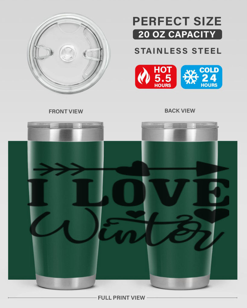 I Love Winter 227#- winter- Tumbler