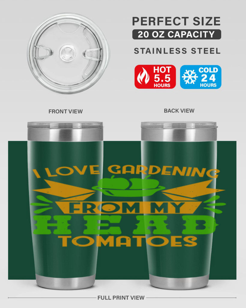 I love gardening from my head tomatoes 54#- farming and gardening- Tumbler