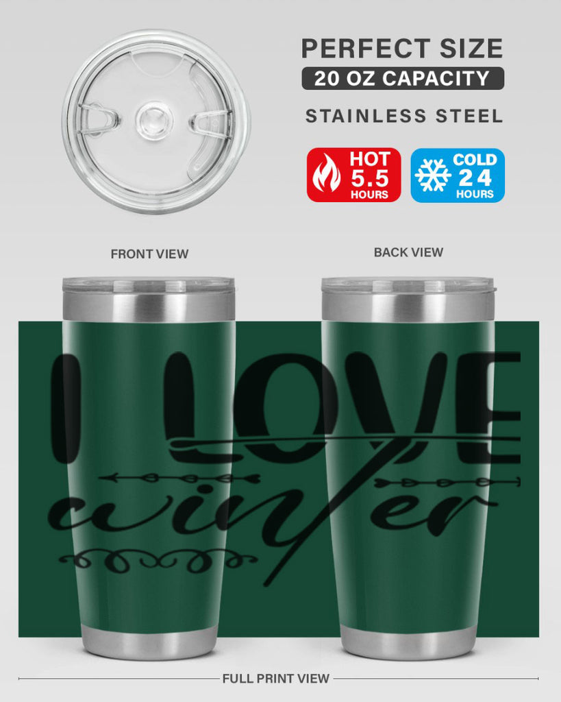 I love winter 243#- winter- Tumbler