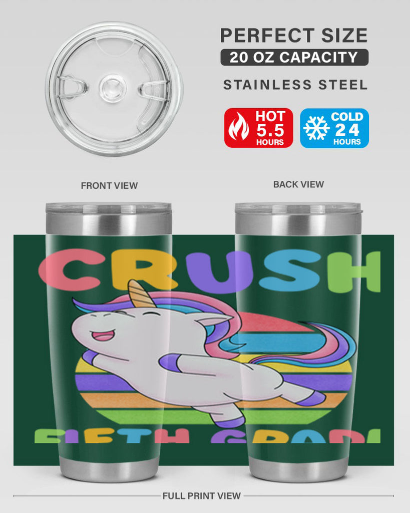 Im Ready to Crush 5th 16#- 5th grade- Tumbler