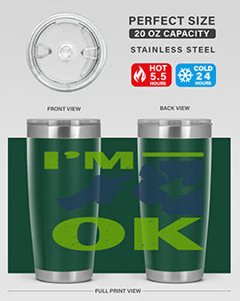 Im ok Style 30#- corona virus- Tumbler